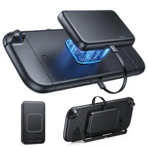 Magnetic Battery Pack for Nintendo Switch 2 2025, 10000mAh 20W Fast Charger Extended Power Bank for Switch/OLED/iPhone/Smartphone Portable Accessories for Extra 2.8x Game Time Magnetic Battery Pack for Nintendo Switch 2 2025, 10000mAh 20W Fast Charger Extended Power Bank for Switch/OLED/iPhone/Smartphone Portable Accessories for Extra 2.8x Game Time