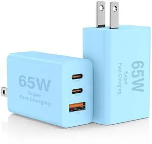 2Pack 65W USB C Wall Charger Block, 3-Port USB C Charging Adapter 100W Type C Super Fast Charging Power Plug Cube for MacBook Pro/Air,i-Pad Pro,i-Phone 17/16/15, Galaxy S25,and More 2Pack 65W USB C Wall Charger Block, 3-Port USB C Charging Adapter 100W Type C Super Fast Charging Power Plug Cube for MacBook Pro/Air,i-Pad Pro,i-Phone 17/16/15, Galaxy S25,and More