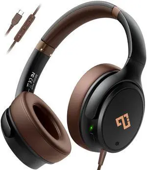 USB C Wired Headphones, Active Noise Canceling Over Ear HD MIC USB C Wired Headphones, Active Noise Canceling Over Ear HD MIC