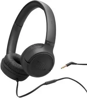 Wired on-Ear Headphones with a 3.5mm aux Jack and Pure Bass Sound, Tangle-Free Flat Cable, Hands-Free Calls, Lightweight, Comfortable, and Foldable (Black) Wired on-Ear Headphones with a 3.5mm aux Jack and Pure Bass Sound, Tangle-Free Flat Cable, Hands-Free Calls, Lightweight, Comfortable, and Foldable (Black)