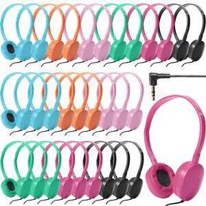 0 Pack Wired Headphones, Adjustable On Ear Headphones, Kids Headphones with Stereo, Children Headphones Earbuds for Kids, Boys, Girls, Schools, Laptop, Travel, Plane, Tablet (Multicolors) 0 Pack Wired Headphones, Adjustable On Ear Headphones, Kids Headphones with Stereo, Children Headphones Earbuds for Kids, Boys, Girls, Schools, Laptop, Travel, Plane, Tablet (Multicolors)