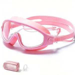 Swim Goggles for Kids 6-12, Wide View Anti-Fog UV Protection No Leaking,Boys Girls Youth Swimming Goggles(Pink) Swim Goggles for Kids 6-12, Wide View Anti-Fog UV Protection No Leaking,Boys Girls Youth Swimming Goggles(Pink)