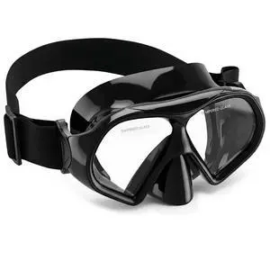 Swim Goggles with Nose Cover, 180° Panoramic Anti-Fog Tempered Glass, No-Leak Diving Mask for Adults Men Women 1 Pack Swim Goggles with Nose Cover, 180° Panoramic Anti-Fog Tempered Glass, No-Leak Diving Mask for Adults Men Women 1 Pack