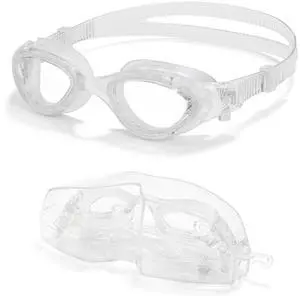 Swim Goggles, No-Leaking Anti-Fog Swimming Goggles for Adult Men Women (Clear) Swim Goggles, No-Leaking Anti-Fog Swimming Goggles for Adult Men Women (Clear)