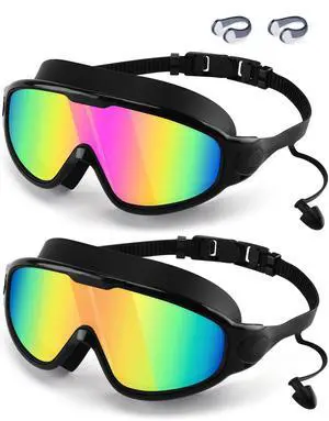 Swimming Goggles 2 Pack Anti Fog Anti UV Clear View for Men Women Boys Girls,Swim Goggles for Adults Youth Kids 4-14 Swimming Goggles 2 Pack Anti Fog Anti UV Clear View for Men Women Boys Girls,Swim Goggles for Adults Youth Kids 4-14