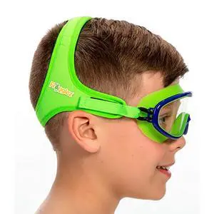 Youth Wide View Anti-Fog Crystal Clear Swim Goggle Mask for Kids under 10 (Ages 4-10) Recommended by Parents; Premium Pain-Free Strap, Green Youth Wide View Anti-Fog Crystal Clear Swim Goggle Mask for Kids under 10 (Ages 4-10) Recommended by Parents; Premium Pain-Free Strap, Green