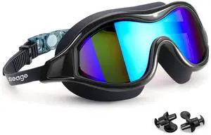 Swim Goggles No Leaking Anti-Fog Swimming Goggles for Adult Men Women Youth Junior with Soft Silicone Gasket, UV Protection Waterproof 180° Clear Vision, Triathlon Pool Goggles Swim Glasses Swim Goggles No Leaking Anti-Fog Swimming Goggles for Adult Men Women Youth Junior with Soft Silicone Gasket, UV Protection Waterproof 180° Clear Vision, Triathlon Pool Goggles Swim Glasses