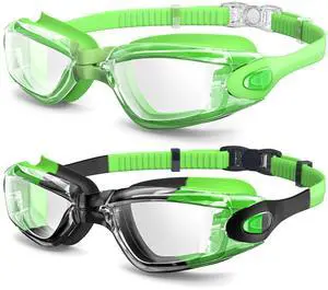 Swim Goggles, 2-Pack Swimming Goggles, Anti Fog, No Leaking For Adult Women Men Youth Swim Goggles, 2-Pack Swimming Goggles, Anti Fog, No Leaking For Adult Women Men Youth