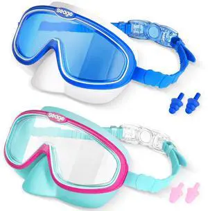 Kids Swim Goggles 2 Pack for 3-12, Anti-Fog UV Protection Clear Wide View No Leaking, Pool Water Toddler Goggles with Nose Cover Swimming Goggles for Kids 6-14 3-5 3-6 4-7 8-12 Boys Girls Kids Swim Goggles 2 Pack for 3-12, Anti-Fog UV Protection Clear Wide View No Leaking, Pool Water Toddler Goggles with Nose Cover Swimming Goggles for Kids 6-14 3-5 3-6 4-7 8-12 Boys Girls