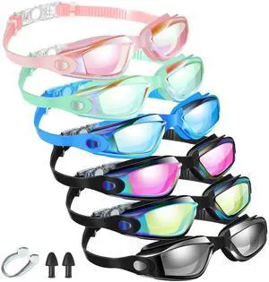 6 Pcs Swim Goggles Swimming Equipment Swimming Goggles Sport Swimming Goggles for Women Men Adult Youth (Bright Color) 6 Pcs Swim Goggles Swimming Equipment Swimming Goggles Sport Swimming Goggles for Women Men Adult Youth (Bright Color)