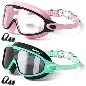 Swim Goggles Adult 2 Pack, Anti-Fog Wide View Swimming Goggles, No Leaking UV Protection Swim Glasses, Comfortable Pool Goggles for Men and Women Swim Goggles Adult 2 Pack, Anti-Fog Wide View Swimming Goggles, No Leaking UV Protection Swim Glasses, Comfortable Pool Goggles for Men and Women