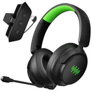 Wireless Gaming Headset for Xbox, PS5, Mac and PC, Foldable Bluetooth Headset, Game/Chat Balance, Dual Built-in & External Mic, 3D Surround Sound, Memory Foam Cushions Wireless Gaming Headset for Xbox, PS5, Mac and PC, Foldable Bluetooth Headset, Game/Chat Balance, Dual Built-in & External Mic, 3D Surround Sound, Memory Foam Cushions