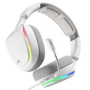 GHS Eternal RGB - Stereo RGB Gaming Headset for PC, PS5, PS4, Switch - Custom Tuned Angled Drivers, Adjustable Crystal Clear Detachable Mic, USB-C - Durable, All Day/Night Comfort - White GHS Eternal RGB - Stereo RGB Gaming Headset for PC, PS5, PS4, Switch - Custom Tuned Angled Drivers, Adjustable Crystal Clear Detachable Mic, USB-C - Durable, All Day/Night Comfort - White
