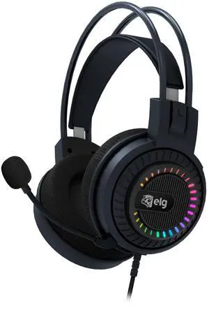Mizar USB Gaming Headset, PC/PS4/PS5, Virtual 7.1 Surround, 50mm Drivers, Omnidirectional Mic, Pop Filter, Braided Cable, RGB, Black Mizar USB Gaming Headset, PC/PS4/PS5, Virtual 7.1 Surround, 50mm Drivers, Omnidirectional Mic, Pop Filter, Braided Cable, RGB, Black