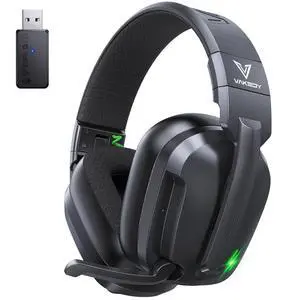 Wireless Gaming Headset for PS5, PS4 & PC, 20ms Ultra-Low Latency, 2.4GHz USB & BT 5.4, Noise Canceling Mic, 50H Battery, Compatible with Switch, Mac & Mobile, Ideal for Fortnite & Call of Duty Wireless Gaming Headset for PS5, PS4 & PC, 20ms Ultra-Low Latency, 2.4GHz USB & BT 5.4, Noise Canceling Mic, 50H Battery, Compatible with Switch, Mac & Mobile, Ideal for Fortnite & Call of Duty