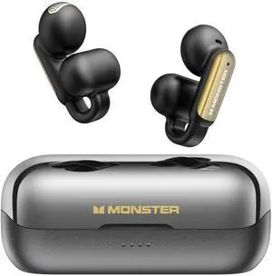 Crystal Clear Call, USB-C Charging, Bluetooth 5.4 Open Earphones with ENC, IPX5 Waterproof Wireless Clip-on Earbuds, 32H Playtime Ear Buds (Black) Crystal Clear Call, USB-C Charging, Bluetooth 5.4 Open Earphones with ENC, IPX5 Waterproof Wireless Clip-on Earbuds, 32H Playtime Ear Buds (Black)
