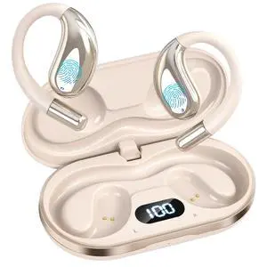 Open Ear Clip Wireless Earbuds Bone Conduction Headphones,Bluetooth 5.4,Open Ear Design for Running Fitness,IPX7 Waterproof,Built-in Mic Touch Control Operate Ear Hooks /Running/Workout/Fit Cycling Open Ear Clip Wireless Earbuds Bone Conduction Headphones,Bluetooth 5.4,Open Ear Design for Running Fitness,IPX7 Waterproof,Built-in Mic Touch Control Operate Ear Hooks /Running/Workout/Fit Cycling