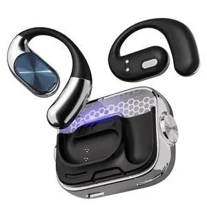 Open Ear Earbuds,Open Ear Headphones Wireless Bluetooth 6.0,Powerful Sound,60H Playtime,IPX5 Waterproof,Rotatable Design,Sport Earbuds for Running & Fitness Open Ear Earbuds,Open Ear Headphones Wireless Bluetooth 6.0,Powerful Sound,60H Playtime,IPX5 Waterproof,Rotatable Design,Sport Earbuds for Running & Fitness