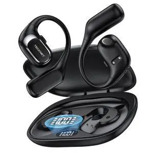 Open Ear Headphones, Wireless Earbuds with Ergonomic Earhook, Bluetooth 6.0 with Smart Digital Display, 40H Playtime, IPX6 Waterproof, Touch Control Operate Fit Cycling, Running, Workout Open Ear Headphones, Wireless Earbuds with Ergonomic Earhook, Bluetooth 6.0 with Smart Digital Display, 40H Playtime, IPX6 Waterproof, Touch Control Operate Fit Cycling, Running, Workout