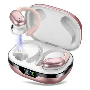 Ear buds Wireless Earbuds Bluetooth 5.3 Headphones 60hrs Playtime with Digital Display Sports Wireless Headphones with Earhook Deep Bass IPX7 Waterproof Over-Ear Earbuds for Android iOS Workout Rose Ear buds Wireless Earbuds Bluetooth 5.3 Headphones 60hrs Playtime with Digital Display Sports Wireless Headphones with Earhook Deep Bass IPX7 Waterproof Over-Ear Earbuds for Android iOS Workout Rose
