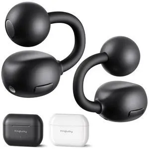 Clip On Earbuds for Small Ears, Open Ear Secure-Fit for Sports & Running, 4g Ultra-Light, Upgraded 50H Battery, Physical Button (No Accidental Touch), ENC Clear Calls, IPX6, Bluetooth 6.0 Clip On Earbuds for Small Ears, Open Ear Secure-Fit for Sports & Running, 4g Ultra-Light, Upgraded 50H Battery, Physical Button (No Accidental Touch), ENC Clear Calls, IPX6, Bluetooth 6.0