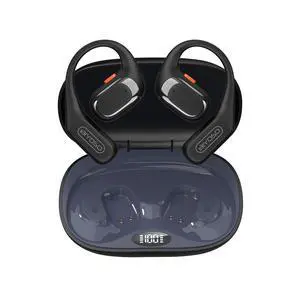 Open Ear Headphones, Bluetooth 6.0 Wireless Earbuds with Earhooks, Anti-Accidental Touch, LED Display, 30H Playtime, Sport Headphones for Running Workout, Black Open Ear Headphones, Bluetooth 6.0 Wireless Earbuds with Earhooks, Anti-Accidental Touch, LED Display, 30H Playtime, Sport Headphones for Running Workout, Black