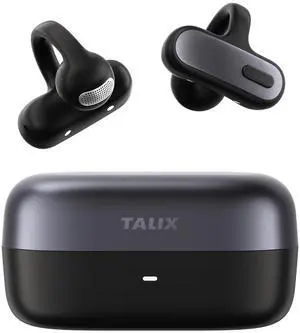 Open Ear Clip-On Earbuds X8 with AI ENC & Powerful Bass, Wireless Bluetooth 6.0, IPX4 Sweatproof Fitness Headphones, Physical Buttons, 5g Lightweight Ear Buds with Multi-Device Switching, Black Open Ear Clip-On Earbuds X8 with AI ENC & Powerful Bass, Wireless Bluetooth 6.0, IPX4 Sweatproof Fitness Headphones, Physical Buttons, 5g Lightweight Ear Buds with Multi-Device Switching, Black