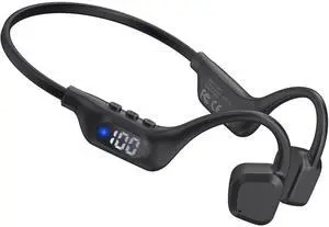 Bone Conduction Headphones, 14H Playtime Bluetooth 6.0 Open-Ear Earbuds with Mic, IPX5 Waterproof Lightweight Headset, Wireless Sport Earphones for Running, Cycling, Gym Workouts(Black) Bone Conduction Headphones, 14H Playtime Bluetooth 6.0 Open-Ear Earbuds with Mic, IPX5 Waterproof Lightweight Headset, Wireless Sport Earphones for Running, Cycling, Gym Workouts(Black)