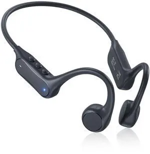 Bone Conduction Headphones Bluetooth 6.0, Open Ear Headphones for Running with Mic, 1H Fast Charge, 10H Playtime, IP54 Waterproof, 0.9oz Ultra-Light Running Headphones Bone Conduction Headphones Bluetooth 6.0, Open Ear Headphones for Running with Mic, 1H Fast Charge, 10H Playtime, IP54 Waterproof, 0.9oz Ultra-Light Running Headphones