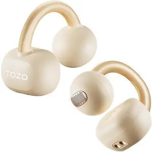 OpenEarRing True Open Ear Earbuds, Lightweight Comfort Open Ear Clip Wireless Earbuds, 40H Play Bluetooth 5.4 Headphones with Smart Digital Display Design Fit Sports Running, Workout Khaki OpenEarRing True Open Ear Earbuds, Lightweight Comfort Open Ear Clip Wireless Earbuds, 40H Play Bluetooth 5.4 Headphones with Smart Digital Display Design Fit Sports Running, Workout Khaki
