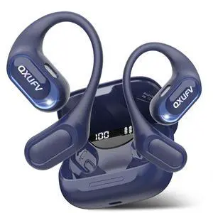 Wireless Bluetooth Earbuds, Open Ear Headphones, Blue Wireless Bluetooth Earbuds, Open Ear Headphones, Blue