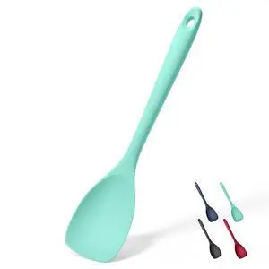 Silicone Cooking Spoon Spatula for Nonstick Cookwares (Aqua Sky) Silicone Cooking Spoon Spatula for Nonstick Cookwares (Aqua Sky)