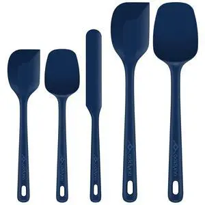 Piece Silicone Spatula Set for Baking, 446°F Heat Resistant Non-Stick Cooking Utensils, BPA-Free Food Grade Silicone Scrapers, Non-Scratch Flexible & Dishwasher Safe, Classic Blue Piece Silicone Spatula Set for Baking, 446°F Heat Resistant Non-Stick Cooking Utensils, BPA-Free Food Grade Silicone Scrapers, Non-Scratch Flexible & Dishwasher Safe, Classic Blue