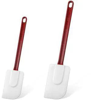 Rubber Spatula Heat Resistant Silicone Spatula Scraper 10 Inch 14 Inch Commercial Baking Spatulas Set for Kitchen Use Cooking Silicone Cooking Utensils Sets Rubber Spatula Heat Resistant Silicone Spatula Scraper 10 Inch 14 Inch Commercial Baking Spatulas Set for Kitchen Use Cooking Silicone Cooking Utensils Sets