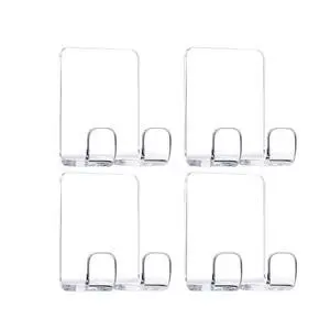 Clear Adhesive Hooks for Shower Wall Shaver Holder Razor Holder Storage Holders for Phone, Bathtub Organizers and Storage Shower Hook Kitchen Organizer for Razor Plug Towel (Clear-4pcs) Clear Adhesive Hooks for Shower Wall Shaver Holder Razor Holder Storage Holders for Phone, Bathtub Organizers and Storage Shower Hook Kitchen Organizer for Razor Plug Towel (Clear-4pcs)