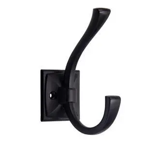 Pack Antique Design Wall Hanging Coat Hooks - Matte Black Coat Hooks Towel Hook for Entry Shoe Cabinet, Wardrobe Bathroom Bedroom Furniture Hardware Pack Antique Design Wall Hanging Coat Hooks - Matte Black Coat Hooks Towel Hook for Entry Shoe Cabinet, Wardrobe Bathroom Bedroom Furniture Hardware