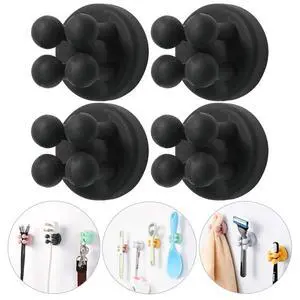 Razor Holder Shaver Hook Hanger Stand - 4Pcs Silicone Toothbrush Holders for Shower Wall Mounted Self Adhesive Cute Utility Bathroom Kitchen Organizer Storage Hook for Hanging Loofah Towel Tooth Brush Razor Holder Shaver Hook Hanger Stand - 4Pcs Silicone Toothbrush Holders for Shower Wall Mounted Self Adhesive Cute Utility Bathroom Kitchen Organizer Storage Hook for Hanging Loofah Towel Tooth Brush