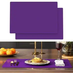 Pack Silicone Counter Mats 24x16, Purple Pack Silicone Counter Mats 24x16, Purple