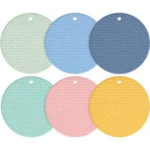 Silicone Trivets Mat, Hot Pad Mat, Pot Holder, Silicone Hot Pad for Kitchen Counter (Morandi Color) Silicone Trivets Mat, Hot Pad Mat, Pot Holder, Silicone Hot Pad for Kitchen Counter (Morandi Color)