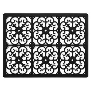 Extra Large, Thick, Silicone Trivet for Hot Dishes, Pots, and Pans, Heat Resistant Mat for Countertop, Hot Pad for Kitchen, Easy to Clean, 16 x 12 x 3/8 Inches, Black Extra Large, Thick, Silicone Trivet for Hot Dishes, Pots, and Pans, Heat Resistant Mat for Countertop, Hot Pad for Kitchen, Easy to Clean, 16 x 12 x 3/8 Inches, Black