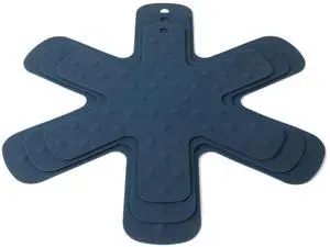 Prime Trivet Set, 3-Piece Silicone Trivets, Pan Protectors, High-Heat Resistant Non-Slip Cookware Protectors for Countertop Protection and Cookware Stacking, Navy Prime Trivet Set, 3-Piece Silicone Trivets, Pan Protectors, High-Heat Resistant Non-Slip Cookware Protectors for Countertop Protection and Cookware Stacking, Navy