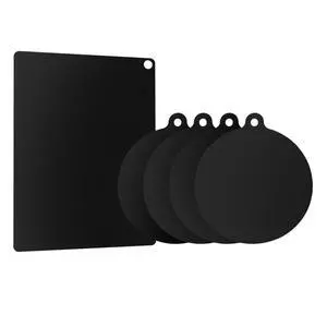 5-Piece Heat-Resistant Silicone Fiberglass Induction Cooktop Mat Set, Non-Slip Stove Protector Cover for Kitchen Countertops, Round & Rectangular (Black, 0.7mm Thick) 5-Piece Heat-Resistant Silicone Fiberglass Induction Cooktop Mat Set, Non-Slip Stove Protector Cover for Kitchen Countertops, Round & Rectangular (Black, 0.7mm Thick)