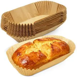 Loaf Pan Parchment Liners, 9" x 5" Non-Stick Bread Pan Liners, Disposable Loaf Pans Paper for Baking Bread, Cookies, Toasts and Cakes Loaf Pan Parchment Liners, 9" x 5" Non-Stick Bread Pan Liners, Disposable Loaf Pans Paper for Baking Bread, Cookies, Toasts and Cakes