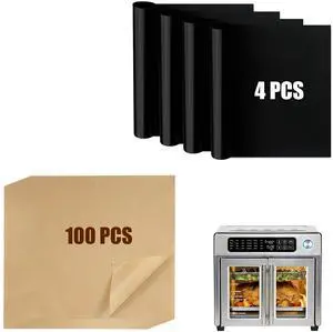 104PCS Air Fryer Liners Parchment Paper for Emeril Lagasse 26 QT Air Fryer 104PCS Air Fryer Liners Parchment Paper for Emeril Lagasse 26 QT Air Fryer