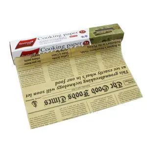 Brown Parchment Paper Roll Newspaper Wrapping Paper Non Stick Baking Paper Food Wrapping Paper for Baking Cookies Bread Pizza Meat and Vegetables Brown Parchment Paper Roll Newspaper Wrapping Paper Non Stick Baking Paper Food Wrapping Paper for Baking Cookies Bread Pizza Meat and Vegetables