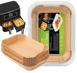 Air Fryer Liners Disposable for Ninja Dual, 8.6 x 5.5in, 300 Pcs Air Fryer Liners Disposable for Ninja Dual, 8.6 x 5.5in, 300 Pcs
