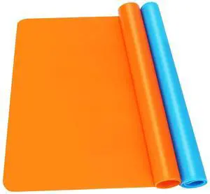 2Pack Silicone Mats, Premium Silicone Mat for Crafts, 15.7 "x11.8" Playdough Mat, Silicone Sheet for Crafts, Liquid, Resin Jewelry Casting Molds Mat, Nonstick & Nonslip Table Protector 2Pack Silicone Mats, Premium Silicone Mat for Crafts, 15.7 "x11.8" Playdough Mat, Silicone Sheet for Crafts, Liquid, Resin Jewelry Casting Molds Mat, Nonstick & Nonslip Table Protector