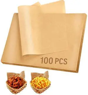 Unbleached Parchment Paper Sheets for Baking,Brown Parchment Paper Squares Unbleached Parchment Paper Sheets for Baking,Brown Parchment Paper Squares