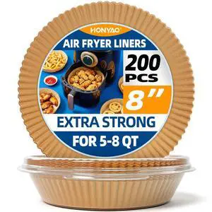Ninja 4qt/5.5qt 8 inch Round Air Fryer Liners Disposable Ninja 4qt/5.5qt 8 inch Round Air Fryer Liners Disposable