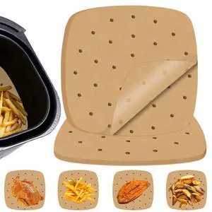 Air Fryer Parchment Paper Liners, 9 Inch 100 Pcs Air Fryer Parchment Paper Liners, 9 Inch 100 Pcs